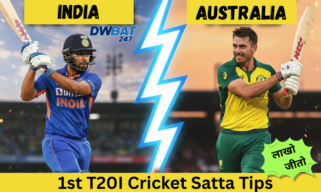 Australia vs India 1st T20I Cricket Satta Tips | 29 Oct, Wednesday